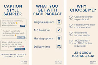 write catchy social media captions to boost engagement