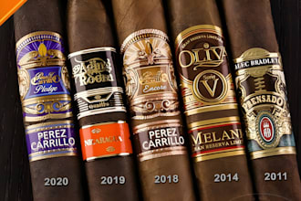 do cigar label, cigar logo, cigar band and cigar box design