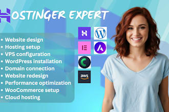 hostinger expert wordpress hostinger setup seo optimization domain connection