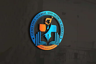 design education logo for school, college and university