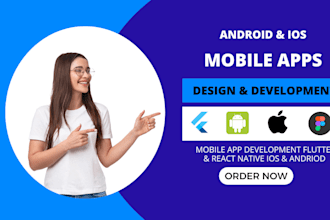 be your flutter developer for android and ios mobile app development