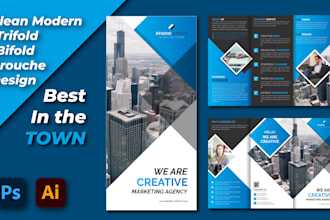 design business flyer, bifold brochure, trifold brochure