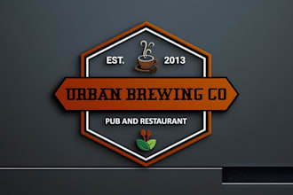 create restaurant, club, bar, bakery, food, coffee shop logo