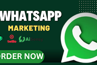 build whatsapp chatbot for marketing using wati, aisensy, atharva, brevo, twilio