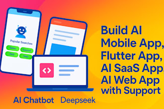 build ai mobile app ai chatbot ai saas flutter app ai website ai model webapp