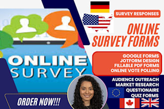 recruit 1000 respondents to fill your online survey and poll, questionaire