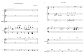professionally transcribe your music into sheet music