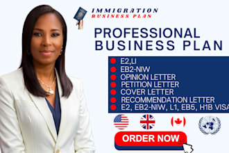 provide a written US immigration consult, cover letter, petition letter for eb2