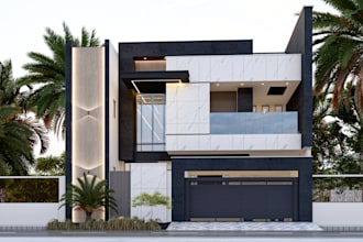 do photo realistic interior exterior rendering on lumion