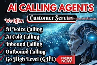 build an ai calling agent for cold calls, inbound, outbound automation using ghl
