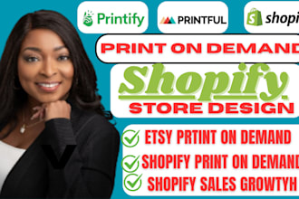 print on demand, shopify dropshipping, etsy pod, shopify pod, shopify printful