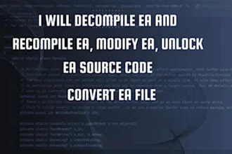 decompile ea, recompile, decompile, forex ea, crack ea, and indict source cod