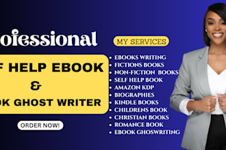 write a powerful self help ebook to inspire your readers