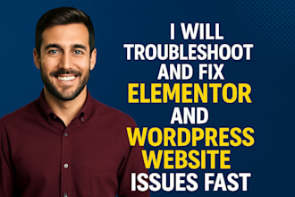 troubleshoot and fix elementor and wordpress website issues fast