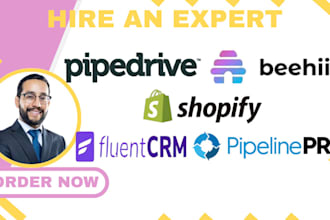 setup beehiiv shopify pipeline fluent crm fluent form