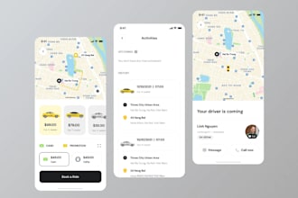 build professional custom e hailing ride sharing app development ios and android