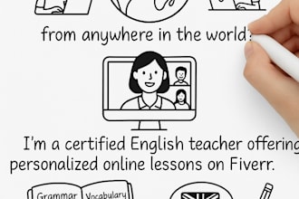 professionally teach you english via zoom or google meet
