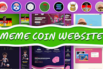 design and develop meme coin website in just 24 hours