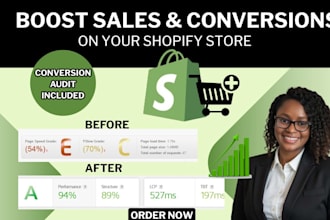 fix bug and optimize your shopify store to increase traffic and conversions