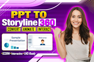 convert PPT to articulate storyline or rise elearning modules