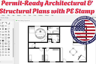 licensed architect, structural engineering pe stamp  tennessee, texas, illinois