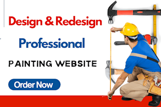 design painting website construction website junk website roofing wix website