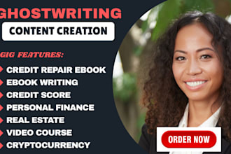 ghostwrite credit repair ebook, credit score, loan, business tax