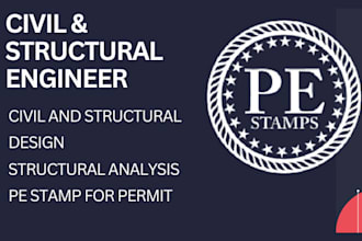 load calculation joist span beam sizing structural review and pe seal