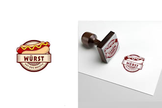 design unique seal, stamp, badge or vintage modern logo