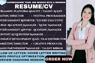 write ats optimized talent agent, marketing director, creative producer resume