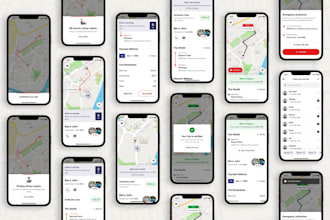 develop taxi app, limo app, chauffeur app,  private drivers app, e hailing app