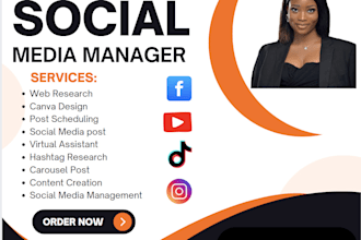 do social media manager administrative personal executive virtual assistant