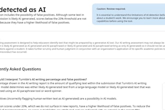 provide plagiarism and ai content percentage check