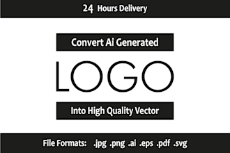 convert ai generated logo to vector