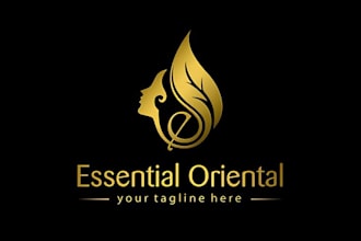 create a creative beauty spa yoga and luxury esthetics logo