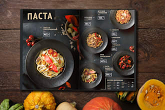 design redesign modern restaurant menu food menu design digital menu board