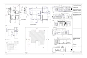 draw UK planning permission and permit drawings for city approval