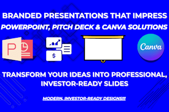 design ppt or canva slides for online course, masterclass, lecture notes, video