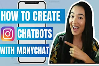 create social media ai chatbot instagram manychat dm automation lead generation