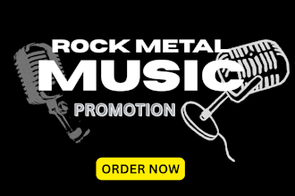 pitch your rock metal music promotion to 900 active playlist curators