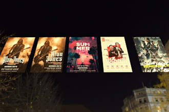 design flyer and poster for dj,event flyer,business flyer,concert,birthday,sport