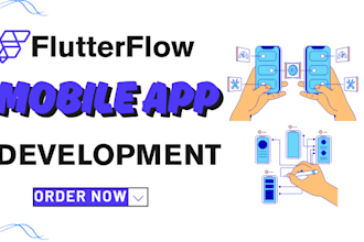 build flutterflow app flutter app flutter flow bubble app mobile app developer