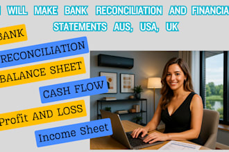 do bank reconciliation and financial statements aus, usa, uk