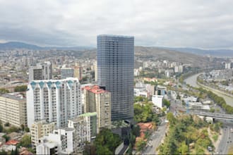 design high rise building, city render, master plan, mixed commercial building