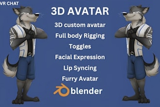vrchat avatar, vr character, VR chat, vrchat humanoid, vr model, vrc avatar, vrc