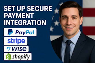 setup secure paypal stripe wise payment integration on woocommerce and shopify