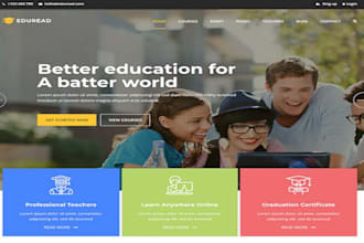do educational website design, preschool, childcare, kindergaten, school website