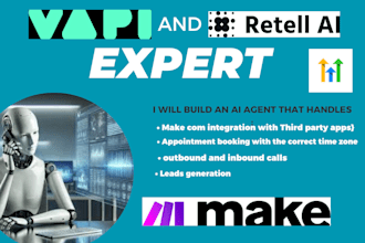 setup vapi ai calling agent make com ghl n8n integration retell ai voice agent