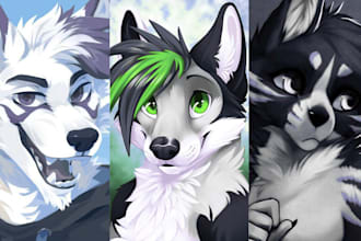 draw amazing furry anthro character, furry character or create your fursona