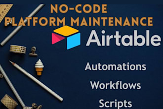 design airtable,softr,firebase,adalo, glide, client portal, supabase, budibase